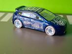 Hotwheels - Ford Focus RS Art car [blauw] 1/60, Ophalen of Verzenden, Zo goed als nieuw, Auto