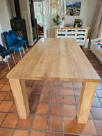 Eikenhouten Tafel - 200x97.5x77cm, Huis en Inrichting, Tafels | Eettafels, Ophalen, Rechthoekig, 200 cm of meer, 50 tot 100 cm