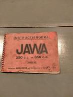 instr.boekje Jawa  250 en 350 cc, Motoren, Handleidingen en Instructieboekjes, Ophalen of Verzenden, Overige merken