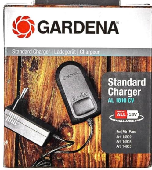 GARDENA P4A AL 1810 CV standard charger IN DOOS + boekje, Audio, Tv en Foto, Accu's en Batterijen, Nieuw, Ophalen of Verzenden