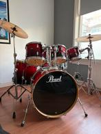 Pearl Vision Birch Ruby Fade drum kit, Ophalen, Zo goed als nieuw, Pearl