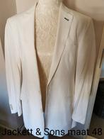Nieuw:Jacket & Sons colbert mt 48, Ophalen of Verzenden, Nieuw, Maat 48/50 (M), Wit