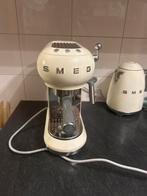 Smeg Espresso Apparaat, Witgoed en Apparatuur, Koffiezetapparaten, Afneembaar waterreservoir, Gebruikt, Espresso apparaat, Gemalen koffie