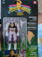 Power Rangers Poppetje - Tommy - White - Auto- Transformable, Ophalen of Verzenden, Zo goed als nieuw