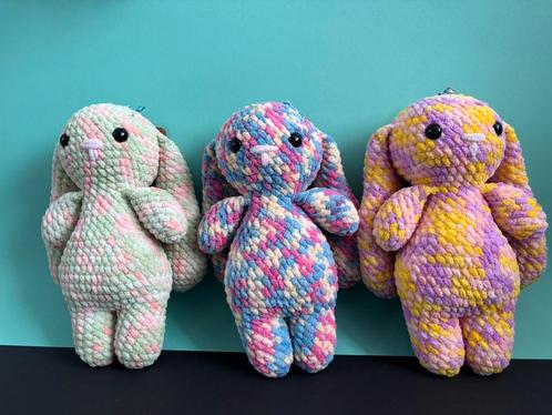 Gehaakt groot langoor konijn, Kinderen en Baby's, Speelgoed | Knuffels en Pluche, Nieuw, Konijn, Ophalen of Verzenden