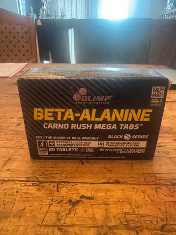 Olimp Beta-Alanine Carno Rush Mega Tabs – 80 tabletten beschikbaar voor biedingen