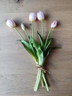 Te koop: realtouch kunst tulpen 5 stuks - lichtroze ca.38 cm, Huis en Inrichting, Ophalen of Verzenden, Nieuw, Binnen