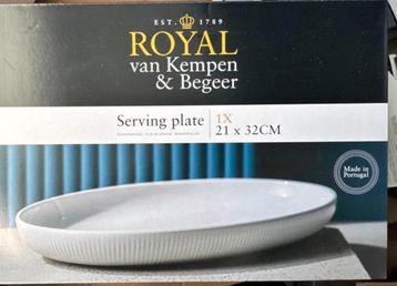 Royal Van Kempen & Begeer Serveer Schaal Wit beschikbaar voor biedingen