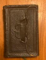 Mini bijbel 1911 met leren kaft 11,8 x 7,8 x 3 cm, Ophalen of Verzenden