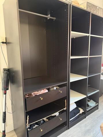 Ikea pax kast zonder deuren 