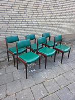Set van zes vintage stoelen eetkamerstoelen, Ophalen, Gebruikt, Overige kleuren, Vijf, Zes of meer stoelen