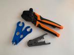 Krimptang MC4 te huur incl. striptang en sleutels, Doe-het-zelf en Verbouw, Gereedschap | Handgereedschap, Ophalen, Zo goed als nieuw