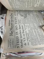 Stapel oorlogskranten oude kranten, Ophalen of Verzenden, Zo goed als nieuw