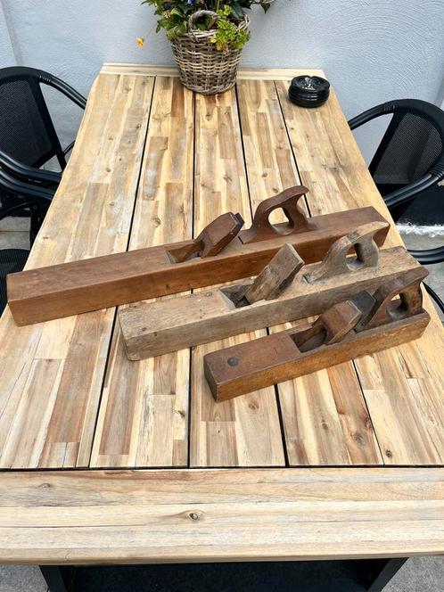 3 stuks houten zware reischaven, Antiek en Kunst, Antiek | Gereedschap en Instrumenten, Verzenden