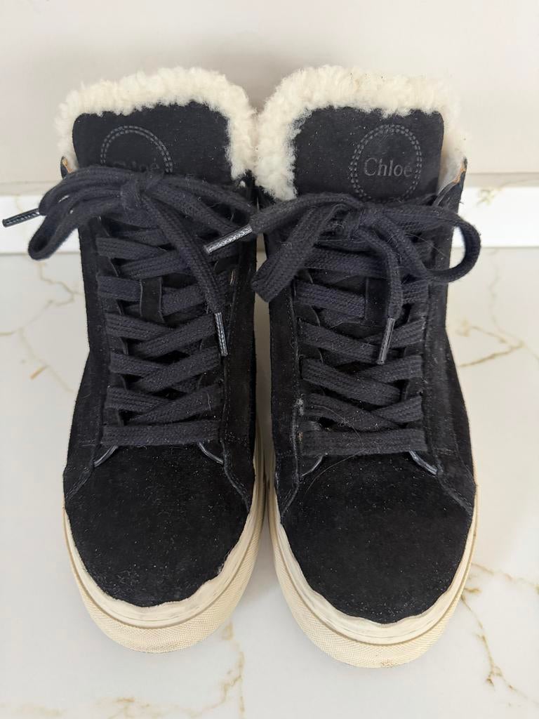 Chloé Zwarte Gympen, Kleding | Dames, Schoenen, Ophalen of Verzenden, Zo goed als nieuw, Zwart, Sneakers of Gympen