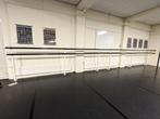 11.8 meter ballet barre, vloermontage, metaal, in 3 delen, Sport en Fitness, Ballet, Overige typen, Gebruikt, Ophalen