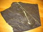 Coupon Stof Stretchy Goud/Zwart 3.50 x1.50 ( Lx Br), Verzenden, Overige kleuren, 200 cm of meer, 120 cm of meer