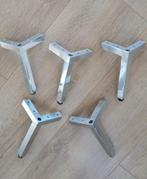 Bank/stoelpoot., Huis en Inrichting, Banken | Bankstellen, Ophalen of Verzenden, Metaal, Modern