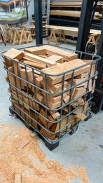 Kachelhout opbrengst voor goede doel, Doe-het-zelf en Verbouw, Hout en Planken, Gebruikt, 25 tot 50 mm, Overige typen, Ophalen of Verzenden