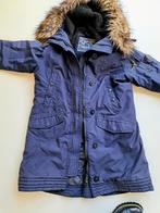 blauwe Tenson winterjas, capuchon, 2 kant rits 38, Maat 38/40 (M), Blauw, Tenson, Ophalen of Verzenden