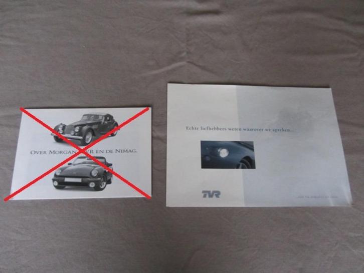 TVR Folder, Boeken, Auto's | Folders en Tijdschriften, Zo goed als nieuw, Overige merken, Ophalen of Verzenden