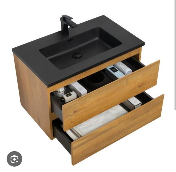 Nieuw Calisto Diamond badkamermeubel 80cm (zie fotos), Huis en Inrichting, Badkamer | Badkamermeubels, Nieuw, Minder dan 100 cm