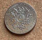 Munt - Isle of Man 1 Crown 1980  Summer Olympics in Moscow, Ophalen of Verzenden, Overige landen, Overige waardes, Losse munt