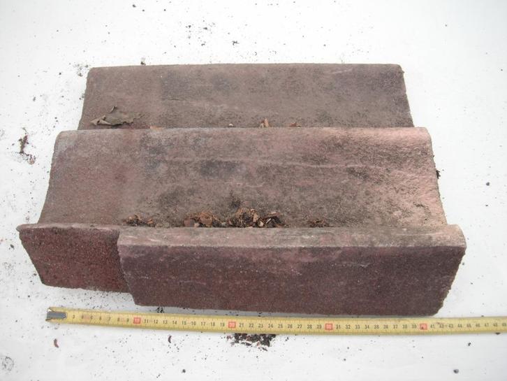 Rechtse eindpan Beton RBB, Tuin en Terras, Tegels en Klinkers, Gebruikt, Beton, Ophalen