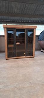 Panorama (buiten)sauna's uit duurzaam thermohout 42 mm dik, Ophalen, Fins of Traditioneel, Kostedeweg 7, Nieuw