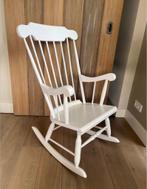 Houten schommelstoel wit, Kinderen en Baby's, Kinderkamer | Tafels en Stoelen, Ophalen, Gebruikt, Stoel(en)