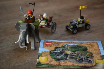 Lego 7414 Olifanten caravaan beschikbaar voor biedingen