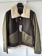 Goosecraft Jacket Leder maat L Groen, Bruin, Cognac, Maat 52/54 (L), Bruin, Verzenden, Goosecraft