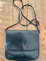Klein donker blauw lederen tasje, Ophalen of Verzenden, Nieuw, Blauw