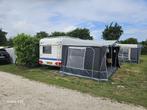 Hobby 440 SF Luxe Easy (2005) voortent – luifel - erker, Caravans en Kamperen, Caravans, Hobby, Treinzit, Particulier, Vast bed