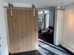 Barndoor schuifdeur, Doe-het-zelf en Verbouw, Deuren en Horren, Ophalen, 120 cm of meer, Binnendeur, Zo goed als nieuw