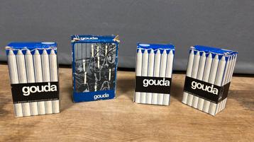Oude echte kerstboom kaarsjes. 4 doosjes. beschikbaar voor biedingen