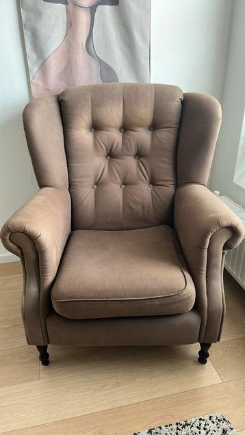 Fauteuil stoffen stoel beschikbaar voor biedingen