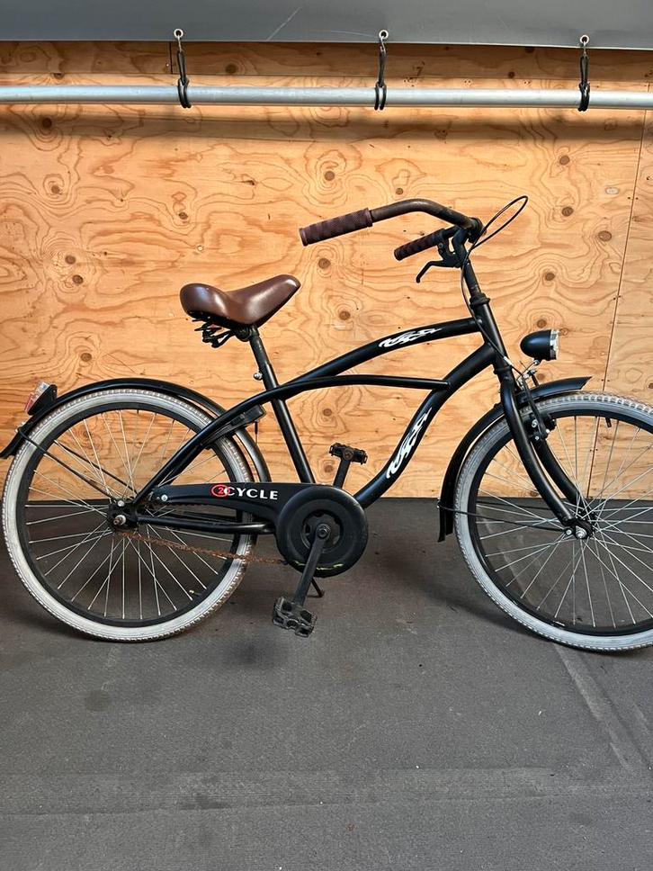 Jongensfiets 22 inch, Fietsen en Brommers, Fietsen | Jongens, Gebruikt, 22 inch, Handrem, Ophalen