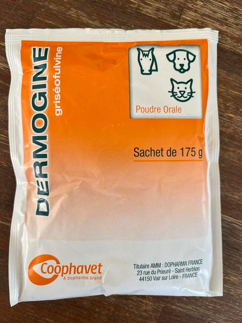 Dermogine (griseofulvine), Dieren en Toebehoren, Overige Dieren-accessoires, Nieuw, Ophalen of Verzenden