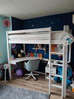 kinderbed hoog/laag, Ophalen, 85 tot 100 cm, Lattenbodem, Zo goed als nieuw