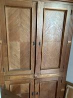 Houten hoekkast, Huis en Inrichting, Kasten | Buffetkasten, Ophalen, Gebruikt, 100 tot 150 cm, 150 tot 200 cm