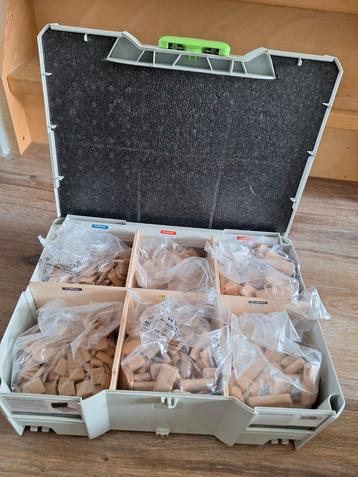 Festool Beuken domino's assortiment DS 4/5/6/8/10  beschikbaar voor biedingen