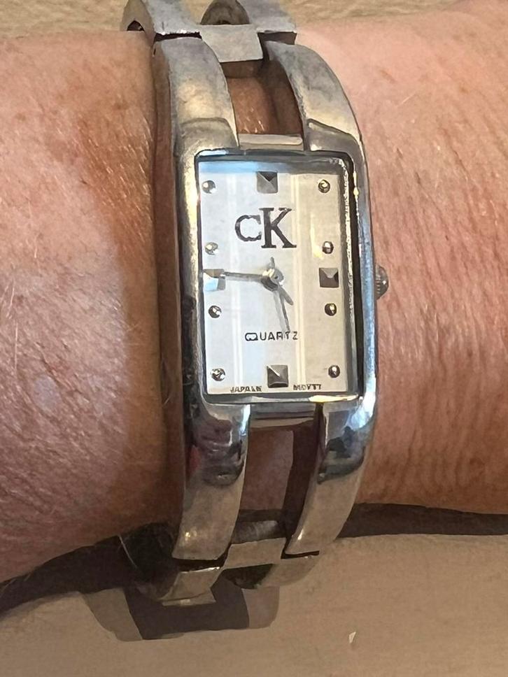 Origineel CK  dameshorloge Goede staat CK Zilver, Sieraden, Tassen en Uiterlijk, Horloges | Dames, Zo goed als nieuw, Polshorloge
