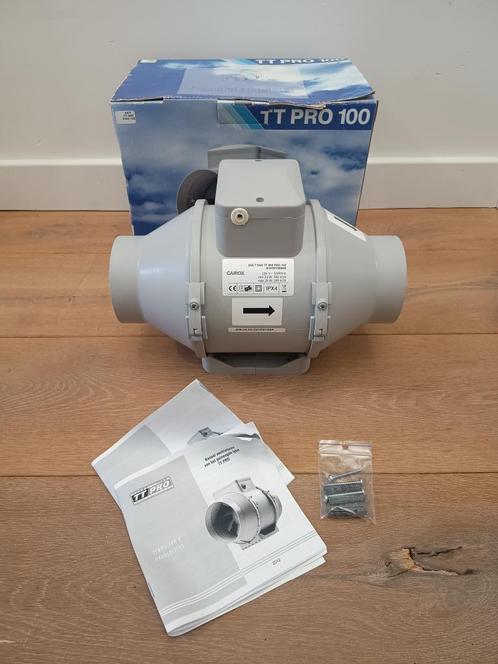 Buisventilator - Vents - TT Pro Ø100MM - NIEUW, Doe-het-zelf en Verbouw, Verwarming en Radiatoren, Nieuw, Ophalen of Verzenden