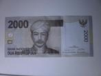 Indonesië - 2000 Rupiah - Bankbiljet, Postzegels en Munten, Bankbiljetten | Azië, Los biljet, Zuidoost-Azië, Verzenden