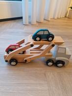 Houten Autotrailer van Hema, Ophalen of Verzenden, Gebruikt, Jongen of Meisje