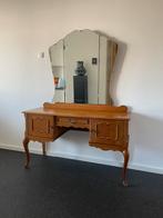 Vintage Antieke Kaptafel makeuptafel bureau Queen Anne Stijl, Huis en Inrichting, Tafels | Kaptafels, Ophalen of Verzenden, Zo goed als nieuw