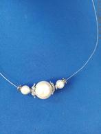 Parel ketting-3#, Overige materialen, Verstelbaar, Verzenden, Wit
