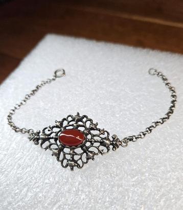 Antieke zilveren (835) armband J. Paulis 1884-1925 Amsterdam beschikbaar voor biedingen