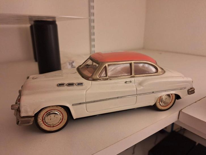 Grote oude blikken speelgoed auto, Antiek en Kunst, Antiek | Speelgoed, Ophalen of Verzenden